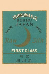 " Ishikawa & Co. Bushu, Japan Raw Silk"