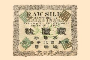 Raw Silk Manufactured by Saishinsha Shinsu Japan(20" x 30") Canvas Wall Art