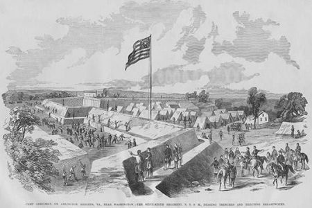 " Camp Corcoran, Arlington Heights, Washington, DC"