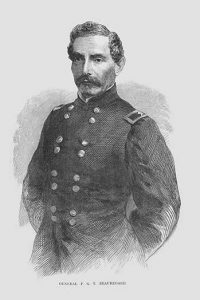 " Confederate General PGT Beauregard, Commander of Forces which Bombarded Ft. Sumter"