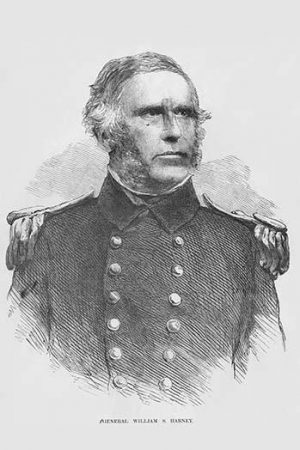 General William S. Harney(20" x 30") Canvas Wall Art