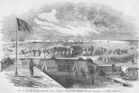 Fort Hatteras - Twentieth Indiana