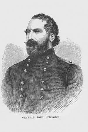 General John Sedgwick(20" x 30") Canvas Wall Art