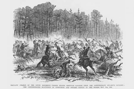 Cavalry Engagement with JEB Stuart
