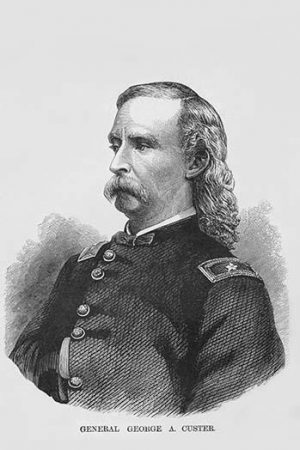 General George A. Custer(20" x 30") Canvas Wall Art