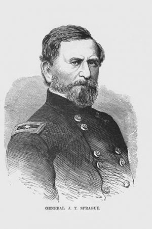 General J.T. Sprague(20" x 30") Canvas Wall Art