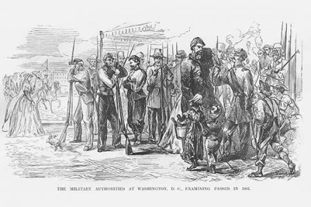 Pickets examine passes in DC