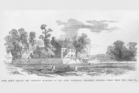 Fort Built around an officer's home in Fair Oaks