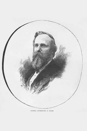 General Rutherford B. Hayes(20" x 30") Canvas Wall Art