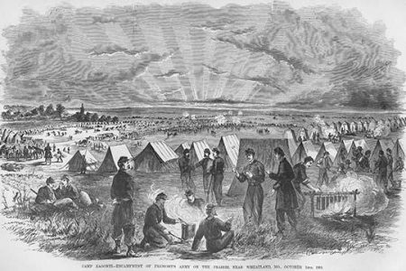Camp Zagonyi - Fremont's Army