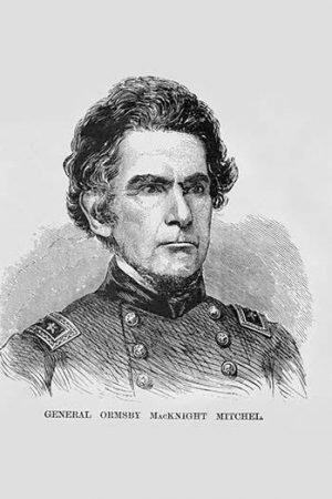 General Ormsby McKnight Mitchel(20" x 30") Canvas Wall Art