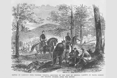 General Garnett killed at Carrick's Ford
