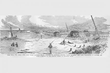 " Camp Wool Occupied by Hawkin's Zouaves, New York Volunteers"
