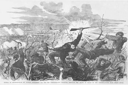 " Battle of Munfordville, Kentucky bear the Green River"