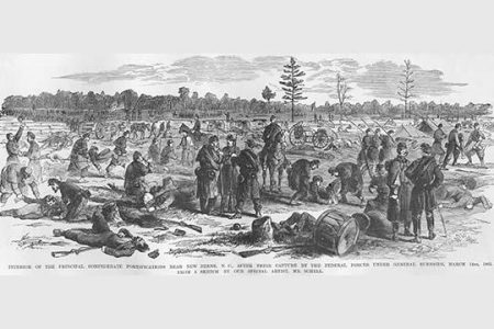 Burnside Occupies Fortifications at New Berne