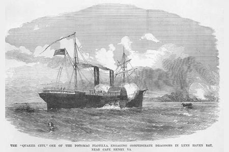 " Ship "Quaker City" from the Potomac Flotilla"