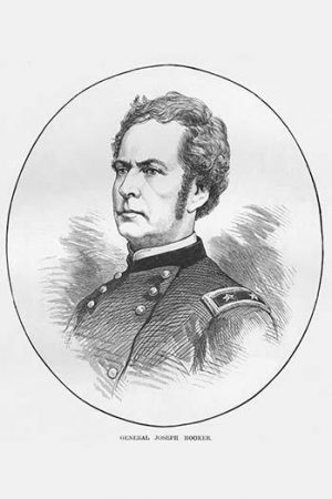 General Joseph Hooker(20" x 30") Canvas Wall Art