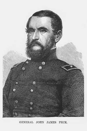 General John James Peck(20" x 30") Canvas Wall Art