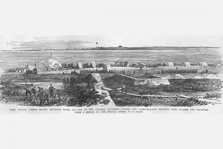 " Fort Vulcan, Jones Island on the Savannah River"