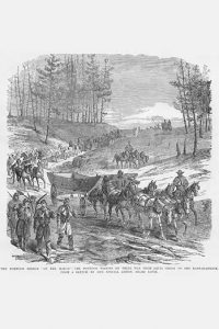 Pontoon Bridge Transported from Aquia Creek to the Rappahannock
