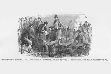 Distributing Rations & Appointing a Knapsack Guard while on Reconnaissance