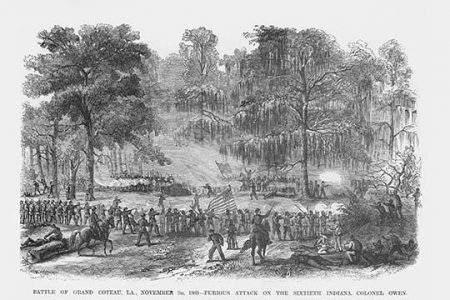 " Battle of Grand Coteau or Bayou Bourbeux, Louisiana"