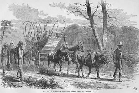 Contrabands coming into Federal Camp