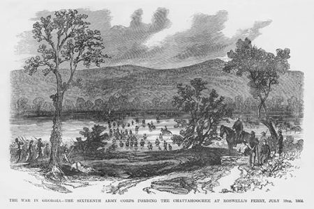 Fording the Chattahoochee River