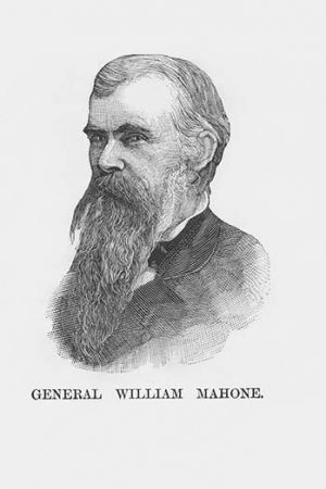 General William Mahone(20" x 30") Canvas Wall Art