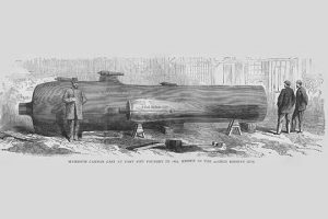 General Grants orders a canal cut near Vicksburg(20" x 30") Canvas Wall Art