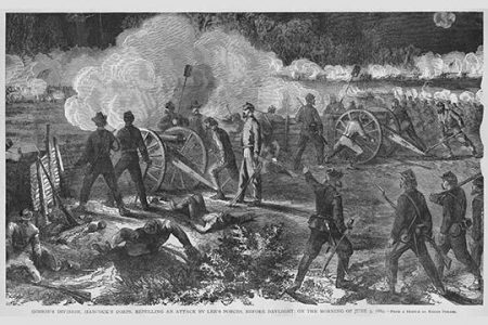 Gibbon's Division repels Lee's Forces