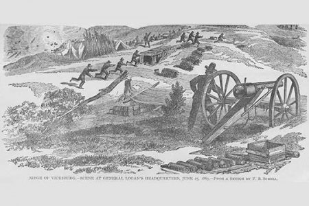 Logan's Headquarters at the Siege of Vicksburg