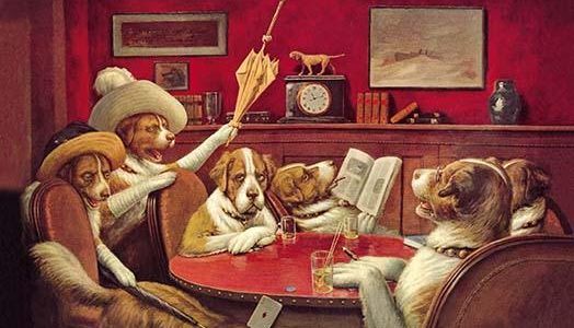 " Dog Poker - "This Game Is Over"