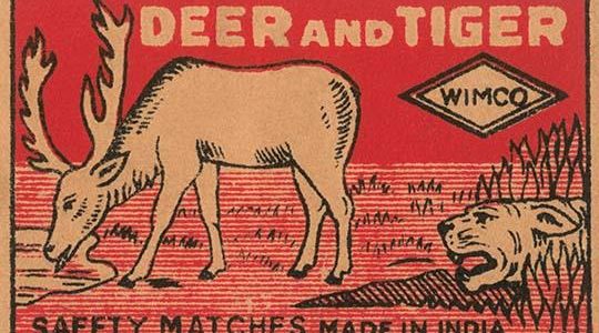 Deer and Tiger Safety Matches