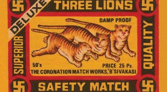 Three Lions Safety Match
