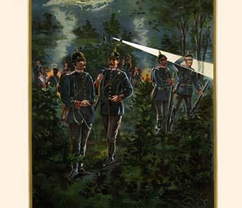 On Picket at Night - Grand Duchy of Mecklenburg - 89th Regiment of Grenadiers
