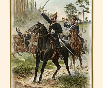 Battery Halt - Westphalian Field Artillery - 7th Regiment