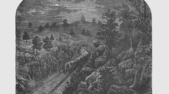 " Confederates attempt to Blow up Railroad Tunnel in Cumberland, Tennessee"