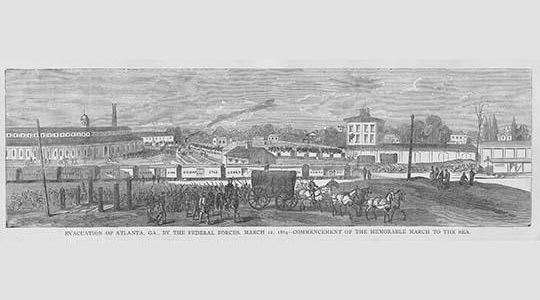 Evacuation of Atlanta Georgia & Commencement of the March to the Sea