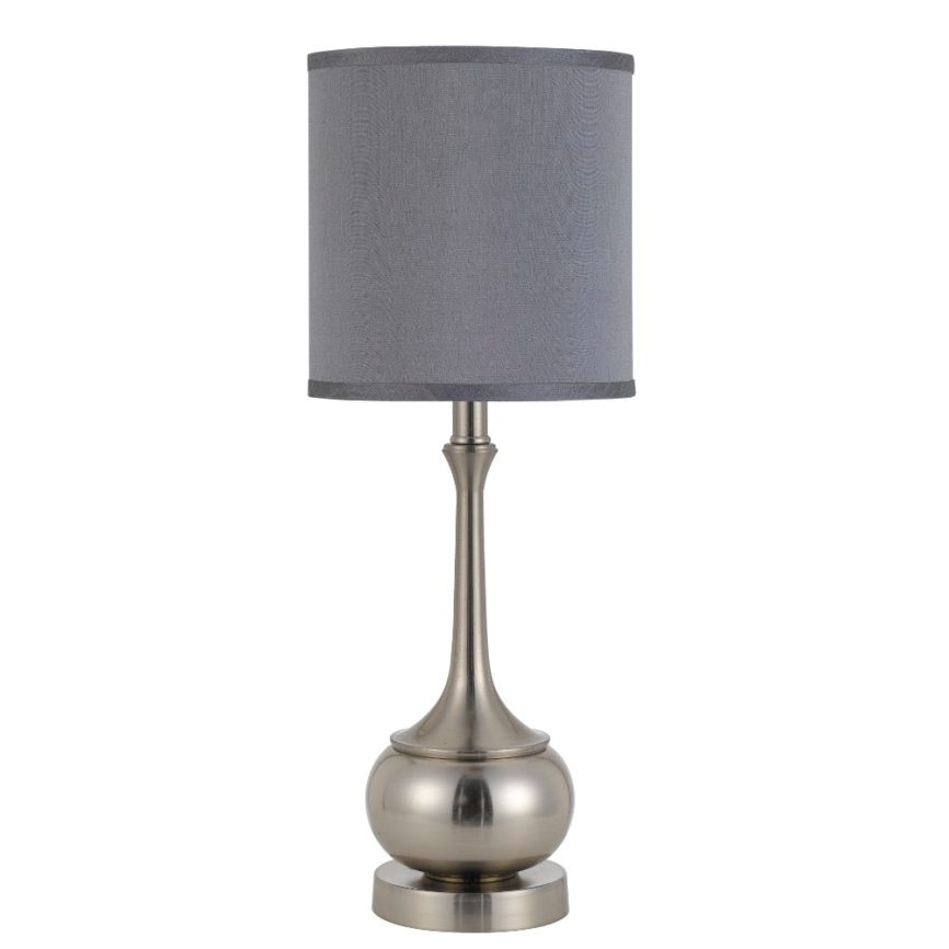 Cal Lighting BO-2256TB-BS 24.5" Height Metal Accent Lamp in Brushed Steel