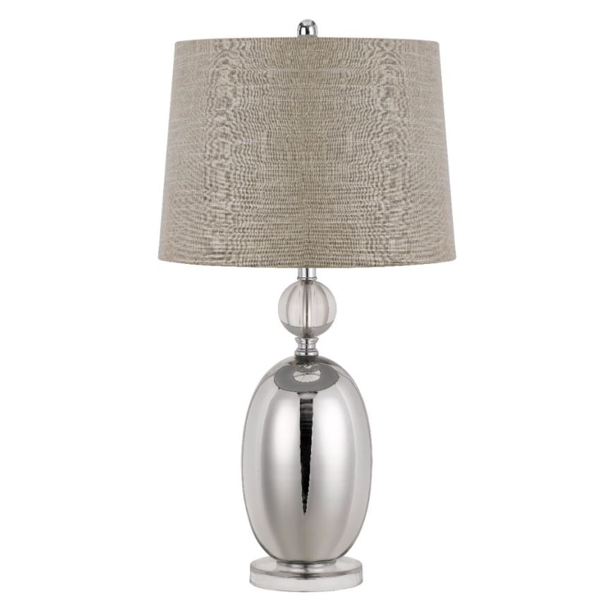 CAL Lighting BO-2793TB 150w 3 Way Perth Glass Table Lamp